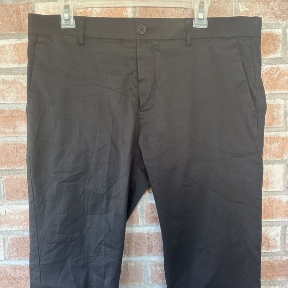 7 Diamonds Parker Performance Chino Pants 33 x 32 Black - Picture 3 of 7